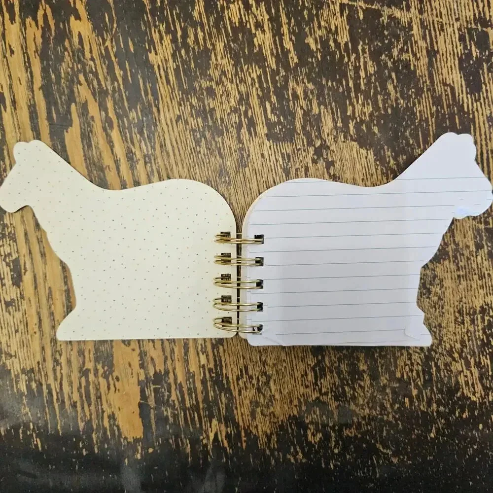 Molly & Rex Zebra Journal Notebook Quirky Lined‎ Spiral